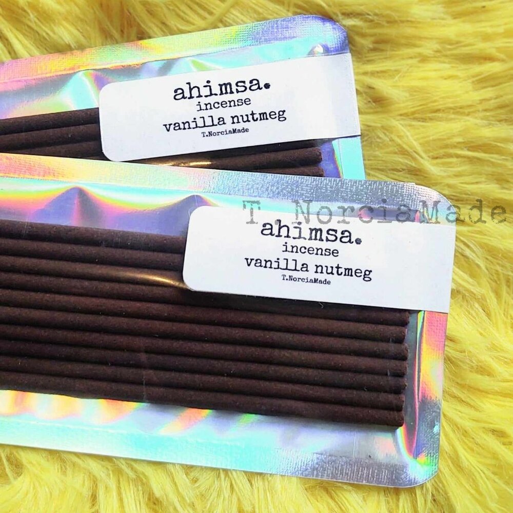 Ahimsa Incense Sticks: Vanilla Nutmeg